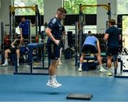 26 July 2022; Luke McGrath during a Leinster Rugby Gym session at Leinster HQ in Dublin. Photo by Harry Murphy/Sportsfile