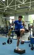26 July 2022; Ben Brownlee during a Leinster Rugby Gym session at Leinster HQ in Dublin. Photo by Harry Murphy/Sportsfile