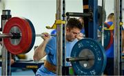 26 July 2022; Lee Barron during a Leinster Rugby Gym session at Leinster HQ in Dublin. Photo by Harry Murphy/Sportsfile