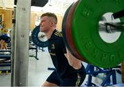 26 July 2022; Sean O'Brien during a Leinster Rugby Gym session at Leinster HQ in Dublin. Photo by Harry Murphy/Sportsfile