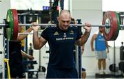 26 July 2022; Rhys Ruddock during a Leinster Rugby Gym session at Leinster HQ in Dublin. Photo by Harry Murphy/Sportsfile