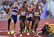 24 July 2022; Nicholas Kipkorir of Kenya leads the field in the men's 5000m final during day ten of the World Athletics Championships at Hayward Field in Eugene, Oregon, USA. Photo by Sam Barnes/Sportsfile
