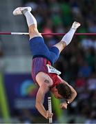 24 July 2022; Christopher Nilsen of USA competes in the men's Pole Vault final during day ten of the World Athletics Championships at Hayward Field in Eugene, Oregon, USA. Photo by Sam Barnes/Sportsfile