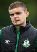 25 July 2022; Sean Gannon during a Shamrock Rovers press conference at Roadstone Group Sports Club in Dublin. Photo by George Tewkesbury/Sportsfile