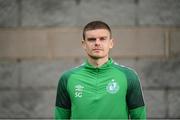 25 July 2022; Sean Gannon during a Shamrock Rovers press conference at Roadstone Group Sports Club in Dublin. Photo by George Tewkesbury/Sportsfile