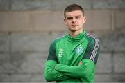 25 July 2022; Sean Gannon during a Shamrock Rovers press conference at Roadstone Group Sports Club in Dublin. Photo by George Tewkesbury/Sportsfile