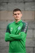 25 July 2022; Sean Gannon during a Shamrock Rovers press conference at Roadstone Group Sports Club in Dublin. Photo by George Tewkesbury/Sportsfile