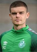 25 July 2022; Sean Gannon during a Shamrock Rovers press conference at Roadstone Group Sports Club in Dublin. Photo by George Tewkesbury/Sportsfile