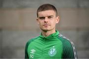 25 July 2022; Sean Gannon during a Shamrock Rovers press conference at Roadstone Group Sports Club in Dublin. Photo by George Tewkesbury/Sportsfile