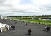 25 July 2022; A general view as racegoers begin to arrive prior to racing on day one of the Galway Races Summer Festival at Ballybrit Racecourse in Galway. Photo by Harry Murphy/Sportsfile