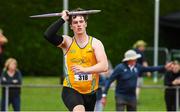 24 July 2022; Conor Cusack of Lake District Athletics competing in the Senior Javelin during day two of the AAI Games and Combined Events Track and Field Championships at Tullamore, Offaly. Photo by George Tewkesbury/Sportsfile