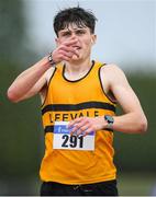 24 July 2022; Ben Smith of Leevale A.C. celebrates after winning in the Senior 3000m during day two of the AAI Games and Combined Events Track and Field Championships at Tullamore, Offaly. Photo by George Tewkesbury/Sportsfile