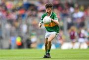 24 July 2022; Donnacha Malone, Scoil Mhuire, Glenties, Donegal, representing Kerry, during the INTO Cumann na mBunscol GAA Respect Exhibition Go Games at GAA All-Ireland Senior Football Championship Final match between Kerry and Galway at Croke Park in Dublin. Photo by Stephen McCarthy/Sportsfile
