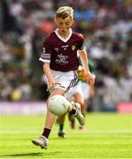 24 July 2022; Seán Óg McDonagh, Holy Family N.S., Tubbercurry, Sligo, representing Galway, during the INTO Cumann na mBunscol GAA Respect Exhibition Go Games at GAA All-Ireland Senior Football Championship Final match between Kerry and Galway at Croke Park in Dublin. Photo by Ray McManus/Sportsfile