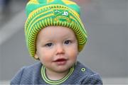 25 July 2022; Young Kerry supporter Cillian O'Halloran, age 16 months, from Kilmoyley, during the homecoming celebrations of the All-Ireland Senior Football Champions Kerry in Tralee, Kerry. Photo by Piaras Ó Mídheach/Sportsfile