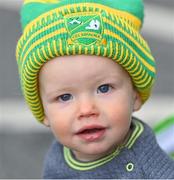 25 July 2022; Young Kerry supporter Cillian O'Halloran, age 16 months, from Kilmoyley, during the homecoming celebrations of the All-Ireland Senior Football Champions Kerry in Tralee, Kerry. Photo by Piaras Ó Mídheach/Sportsfile