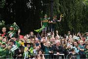 25 July 2022; Kerry supporters during the homecoming celebrations of the All-Ireland Senior Football Champions Kerry in Tralee, Kerry. Photo by Piaras Ó Mídheach/Sportsfile