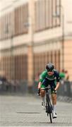 26 July 2022; Aine Doherty of Team Ireland competing in the girls time trial event during day two of the 2022 European Youth Summer Olympic Festival at Banská Bystrica, Slovakia. Photo by Eóin Noonan/Sportsfile