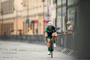 26 July 2022; Mya Doocey of Team Ireland competing in the girls time trial event during day two of the 2022 European Youth Summer Olympic Festival at Banská Bystrica, Slovakia. Photo by Eóin Noonan/Sportsfile