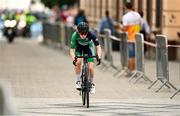 26 July 2022; Aliyah Rafferty of Team Ireland competing in the girls time trial event during day two of the 2022 European Youth Summer Olympic Festival at Banská Bystrica, Slovakia. Photo by Eóin Noonan/Sportsfile