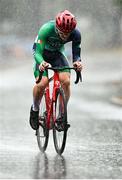 26 July 2022; Sam Coleman of Team Ireland competing in the boys time trial event during day two of the 2022 European Youth Summer Olympic Festival at Banská Bystrica, Slovakia. Photo by Eóin Noonan/Sportsfile