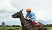 26 July 2022; Western Cowboy, with Rachael Blackmore up, during the Latin Quarter Beginners Steeplechase during day two of the Galway Races Summer Festival at Ballybrit Racecourse in Galway. Photo by Harry Murphy/Sportsfile