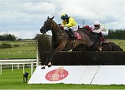 26 July 2022; Enniskerry, with Sean Flanagan up, jumps the last, on their way to winning the Latin Quarter Beginners Steeplechase during day two of the Galway Races Summer Festival at Ballybrit Racecourse in Galway. Photo by Harry Murphy/Sportsfile