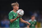 25 July 2022; Sean Brown of Northern Ireland during the SuperCupNI match between Northern Ireland and Manchester United at Coleraine Showgrounds in Coleraine, Derry. Photo by Ramsey Cardy/Sportsfile