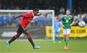 25 July 2022; Habeeb Ogunneye of Manchester United during the SuperCupNI match between Northern Ireland and Manchester United at Coleraine Showgrounds in Coleraine, Derry. Photo by Ramsey Cardy/Sportsfile