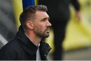 25 July 2022; Northern Ireland coach Gareth McAuley during the SuperCupNI match between Northern Ireland and Manchester United at Coleraine Showgrounds in Coleraine, Derry. Photo by Ramsey Cardy/Sportsfile