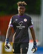 15 July 2022; St Patrick's Athletic goalkeeper Joseph Anang during the SSE Airtricity League Premier Division match between St Patrick's Athletic and Dundalk at Richmond Park in Dublin. Photo by Ben McShane/Sportsfile