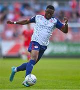 15 July 2022; Tunde Owolabi of St Patrick's Athletic during the SSE Airtricity League Premier Division match between St Patrick's Athletic and Dundalk at Richmond Park in Dublin. Photo by Ben McShane/Sportsfile