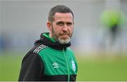 26 July 2022; Shamrock Rovers manager Stephen Bradley before the UEFA Champions League 2022-23 Second Qualifying Round Second Leg match between Shamrock Rovers and Ludogorets at Tallaght Stadium in Dublin. Photo by Ramsey Cardy/Sportsfile