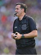 24 July 2022; Referee Seán Hurson during the GAA Football All-Ireland Senior Championship Final match between Kerry and Galway at Croke Park in Dublin. Photo by Ramsey Cardy/Sportsfile