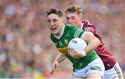 24 July 2022; Paudie Clifford of Kerry in action against Jack Glynn of Galway during the GAA Football All-Ireland Senior Championship Final match between Kerry and Galway at Croke Park in Dublin. Photo by Ramsey Cardy/Sportsfile