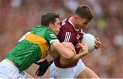 24 July 2022; Matthew Tierney of Galway in action against David Moran of Kerry during the GAA Football All-Ireland Senior Championship Final match between Kerry and Galway at Croke Park in Dublin. Photo by Ramsey Cardy/Sportsfile