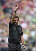24 July 2022; Referee Seán Hurson during the GAA Football All-Ireland Senior Championship Final match between Kerry and Galway at Croke Park in Dublin. Photo by David Fitzgerald/Sportsfile