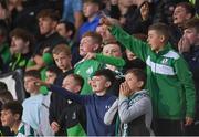26 July 2022; Shamrock Rovers supporters during the UEFA Champions League 2022-23 Second Qualifying Round Second Leg match between Shamrock Rovers and Ludogorets at Tallaght Stadium in Dublin. Photo by Ramsey Cardy/Sportsfile
