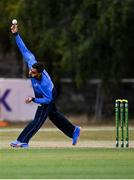 27 July 2022; Simi Singh of Leinster Lightning during the Cricket Ireland Inter-Provincial Trophy match between Leinster Lightning and Munster Reds at Pembroke Cricket Club in Dublin. Photo by Piaras Ó Mídheach/Sportsfile