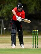 27 July 2022; Murray Commins of Munster Reds during the Cricket Ireland Inter-Provincial Trophy match between Leinster Lightning and Munster Reds at Pembroke Cricket Club in Dublin. Photo by Piaras Ó Mídheach/Sportsfile
