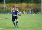27 July 2022; A participant during the Bank of Ireland Leinster Rugby Summer Camp at Energia Park in Dublin. Photo by George Tewkesbury/Sportsfile