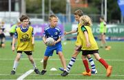 27 July 2022; Participants during the Bank of Ireland Leinster Rugby Summer Camp at Energia Park in Dublin. Photo by George Tewkesbury/Sportsfile