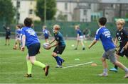 27 July 2022; Participants during the Bank of Ireland Leinster Rugby Summer Camp at Energia Park in Dublin. Photo by George Tewkesbury/Sportsfile