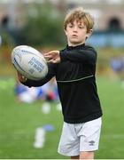 27 July 2022; A participant during the Bank of Ireland Leinster Rugby Summer Camp at Energia Park in Dublin. Photo by George Tewkesbury/Sportsfile
