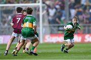 24 July 2022; Charlie Grant, Ballyholland PS, Newry, Down, representing Kerry, during the INTO Cumann na mBunscol GAA Respect Exhibition Go Games at GAA All-Ireland Senior Football Championship Final match between Kerry and Galway at Croke Park in Dublin. Photo by Piaras Ó Mídheach/Sportsfile