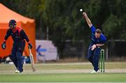 27 July 2022; Shane Getkate of North West Warriors during the Cricket Ireland Inter-Provincial Trophy match between Northern Knights and North West Warriors at Pembroke Cricket Club in Dublin. Photo by Piaras Ó Mídheach/Sportsfile