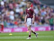 24 July 2022; Seán Óg McDonagh, Holy Family N.S., Tubbercurry, Sligo, representing Galway, during the INTO Cumann na mBunscol GAA Respect Exhibition Go Games at GAA All-Ireland Senior Football Championship Final match between Kerry and Galway at Croke Park in Dublin. Photo by Piaras Ó Mídheach/Sportsfile