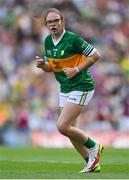 24 July 2022; Caitlyn Mahon, Scoil Bhríde, Carrickmacross, Monaghan, representing Kerry during the INTO Cumann na mBunscol GAA Respect Exhibition Go Games at GAA All-Ireland Senior Football Championship Final match between Kerry and Galway at Croke Park in Dublin. Photo by Brendan Moran/Sportsfile