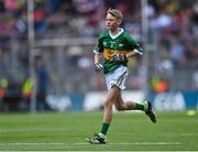 24 July 2022; Tadhg Ó hAisí, Gaelscoil Mhíchíl Cíosóg, Inis, Co. Chláir, representing Kerry, during the INTO Cumann na mBunscol GAA Respect Exhibition Go Games at GAA All-Ireland Senior Football Championship Final match between Kerry and Galway at Croke Park in Dublin. Photo by Piaras Ó Mídheach/Sportsfile