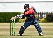 28 July 2022; John Matchett of Northern Knights during the Cricket Ireland Inter-Provincial Trophy match between Munster Reds and Northern Knights at Pembroke Cricket Club in Dublin. Photo by Sam Barnes/Sportsfile